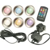 Paradise Silver Plug In/Remote 6 watts LED Deck Light 6 pk