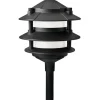 Paradise Black Low Voltage 11 W Incandescent Pathway Light 1 pk