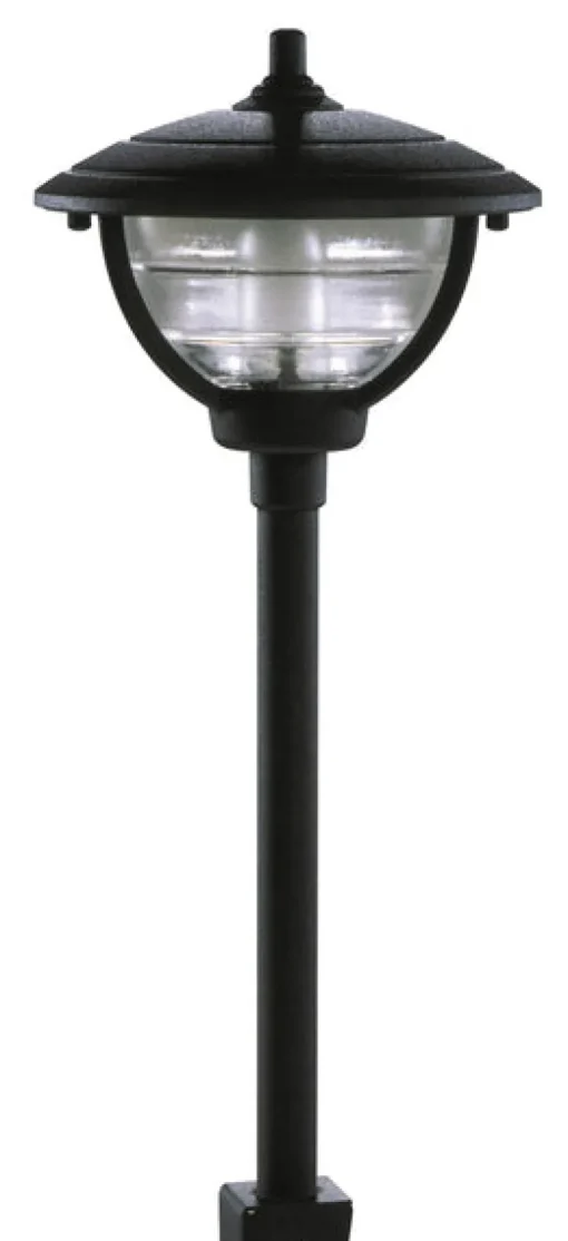 Paradise GL22788BK 12 Volt Black Palm Series Path Light