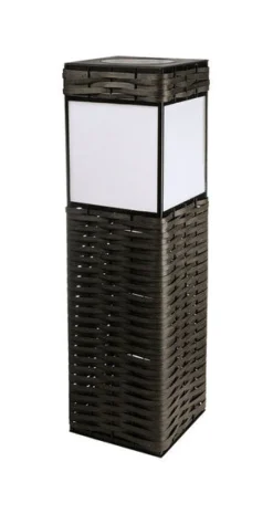 Paradise Lighting Matte Brown Solar Powered 3 watt LED Pathway Light (Pack of 4)