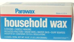 Parowax Highly Refined Paraffin Household Wax for Canning and Candle Making 16 oz.
