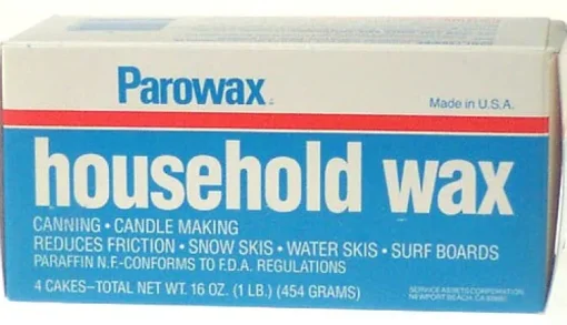 Parowax Highly Refined Paraffin Household Wax for Canning and Candle Making 16 oz.