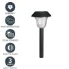 PATHWAY LGT SOLAR BLK 8PK