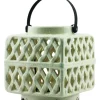Patio Essentials 7.68 in. Ceramic Chinese Lantern Warm White (Pack of 2)