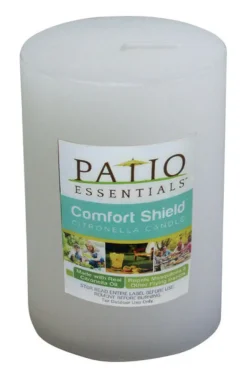 Patio Essentials Candle Wax For Mosquitoes/Other Flying Insects 8 oz. (Pack of 16)
