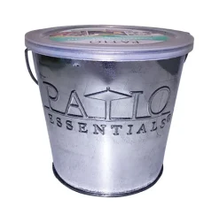 Patio Essentials Galvanized Citronella Candle For Mosquitoes/Other Flying Insects 17 oz. (Pack of 6)