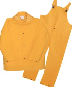 3PC 2XL YEL Rain Suit