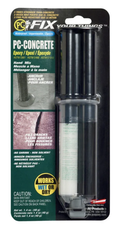 PC-Concrete Two Part Epoxy Concrete Anchoring Epoxy 1.4 oz
