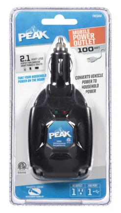 Peak 120 volt 100 watts 1 outlets Power Inverter