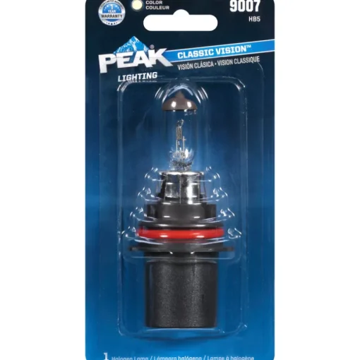 Peak Classic Vision Halogen High/Low Beam Automotive Bulb 9007 HB5