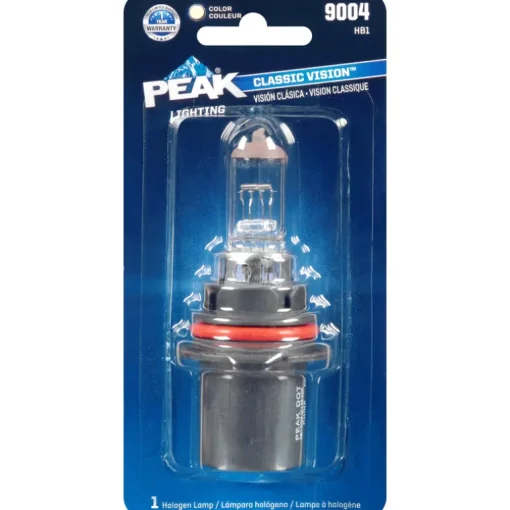 Peak Classic Vision Halogen High/Low Beam Automotive Bulb 9004 HB1