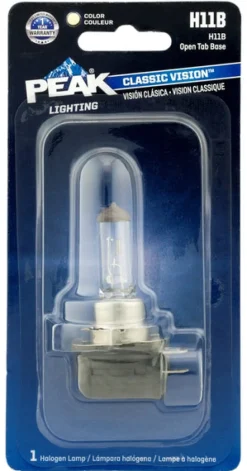 Peak Classic Vision Halogen High/Low Beam Automotive Bulb H11B