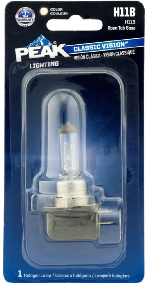 Peak Classic Vision Halogen High/Low Beam Automotive Bulb H11B