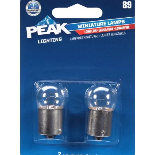 Peak Halogen Indicator Miniature Automotive Bulb 89