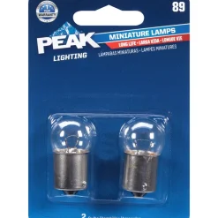 Peak Halogen Indicator Miniature Automotive Bulb 89