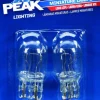 Peak Halogen Parking/Stop/Tail/Turn Miniature Automotive Bulb 7443
