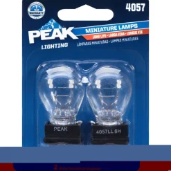Peak Halogen Parking/Stop/Tail/Turn Miniature Automotive Bulb 4057