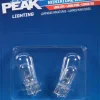 Peak Incandescent Indicator Miniature Automotive Bulb 194