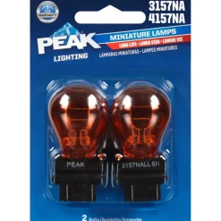Peak Incandescent Parking/Stop/Tail/Turn Miniature Automotive Bulb 3157NA/4157NA