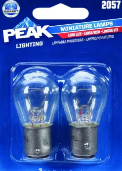 Peak Incandescent Parking/Stop/Tail/Turn Miniature Automotive Bulb 2057