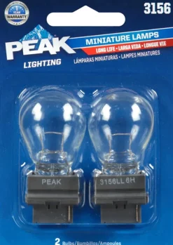 Peak Incandescent Parking/Stop/Tail/Turn Miniature Automotive Bulb 3156