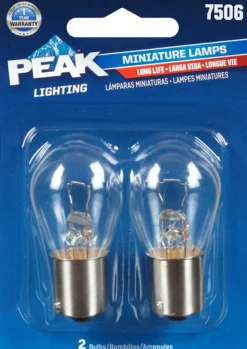 Peak Incandescent Parking/Stop/Tail/Turn Miniature Automotive Bulb 7506