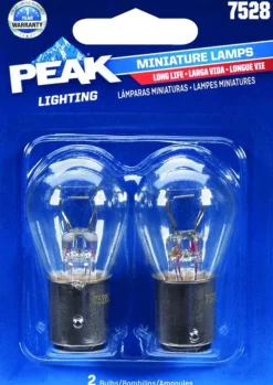 Peak Incandescent Parking/Stop/Tail/Turn Miniature Automotive Bulb 7528