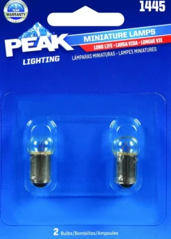 Peak Incandescent Parking/Side Marker/Turn Miniature Automotive Bulb 1445