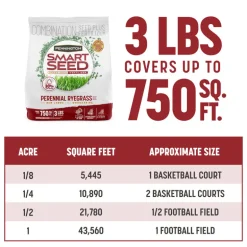 Pennington Perennial Ryegrass Smart Seed, 3 lbs.