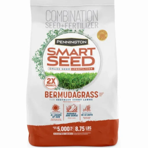 Pennington Smart Seed Bermuda Grass Full Sun Grass Seed and Fertilizer 8.75 lb