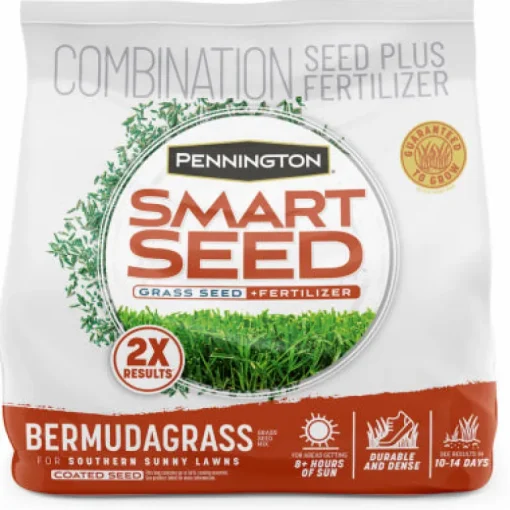 Pennington Smart Seed Bermuda Grass Full Sun Grass Seed and Fertilizer 1.75 lb
