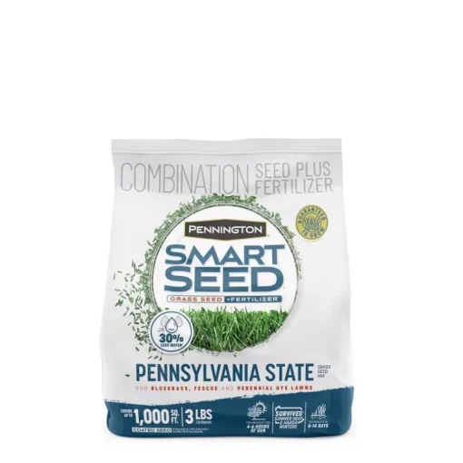 Pennington Smart Seed Pennsylvania State Mixed Sun or Shade Grass Seed and Fertilizer 3 lb