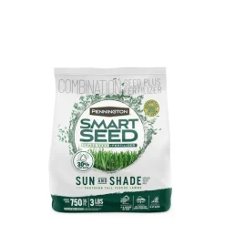 Pennington Smart Seed Tall Fescue Grass Sun or Shade Grass Seed & Fertilizer 3 lb