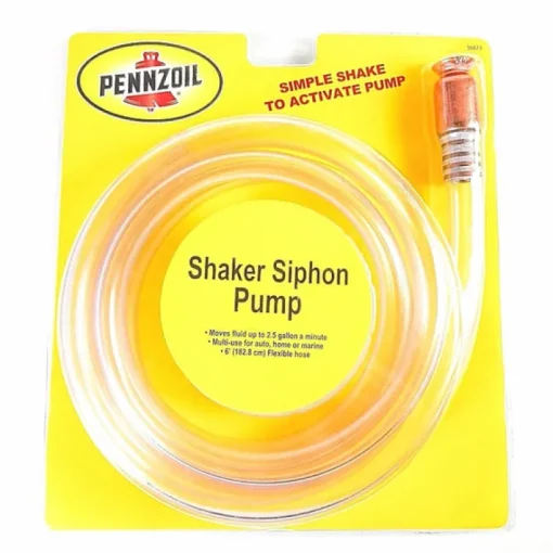Pennzoil Hand Operated Plastic 72 in. Siphon Pump