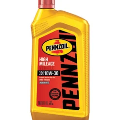 PENNZOIL High Mileage Vehicle 10W-30 4 Cycle Engine Motor Oil 1 qt. (Pack of 6)