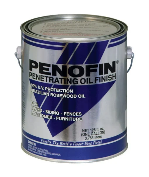 Penofin Blue Semi-Transparent Cedar Oil-Based Wood Stain 1 gal. (Pack of 4)
