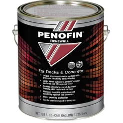 Penofin RenewAll Pewter Acrylic Transparent Deck and Concrete Sealant 1 gal. (Pack of 4)