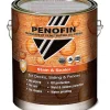 Penofin Semi-Transparent Matte Redwood Oil-Based Stain and Sealer 1 gal. (Pack of 4)