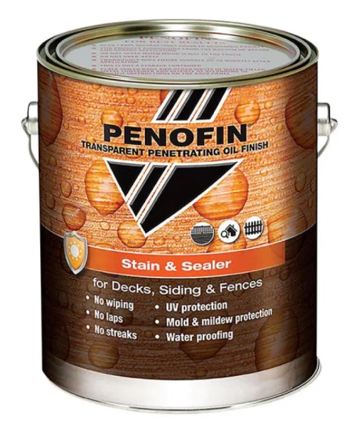 Penofin Semi-Transparent Matte Redwood Oil-Based Stain and Sealer 1 gal. (Pack of 4)