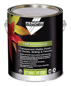 Penofin TMF Hardwood Transparent Matte Natural Water-Based Wood Stain 1 gal. (Pack of 4)