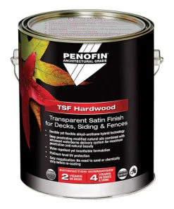 Penofin TSF Hardwood Transparent Natural Water-Based Wood Stain 1 gal. (Pack of 4)