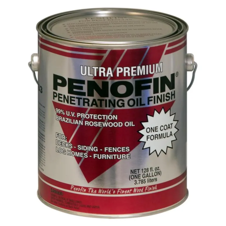 Penofin Ultra Premium Transparent Rosewood Oil-Based Oil Wood Stain 1 gal. (Pack of 4)