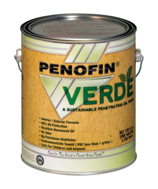 Penofin Verde Semi-Transparent Natural Oil-Based Wood Stain 1 gal. (Pack of 4)