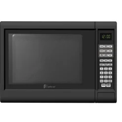 Perfect Aire 1.3 cu. ft. Black Microwave 1000 watt
