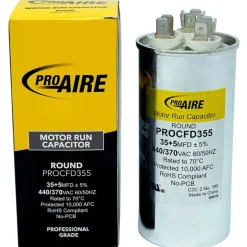Perfect Aire ProAire 35+5 MFD 370 V Round Run Capacitor