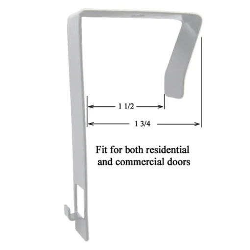 Perfect Curve 77 in. H X 2-1/2 in. W X 3 in. L Plastic Cap Rack