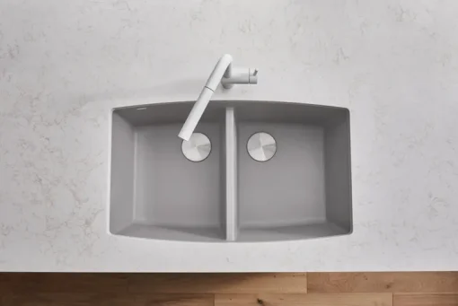 Performa Equal Double Bowl - Concrete Gray