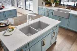 Performa Equal Double Bowl - Concrete Gray