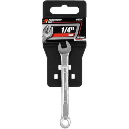 Performance Tool 1/4 in. X 1/4 in. 12 Point SAE Combination Wrench 1 pc