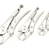 Performance Tool 3 pc Drop Forged Steel Locking Pliers Set